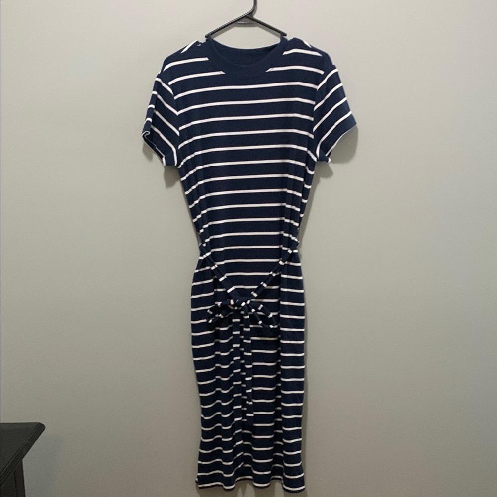 Women’s Navy Striped Dress